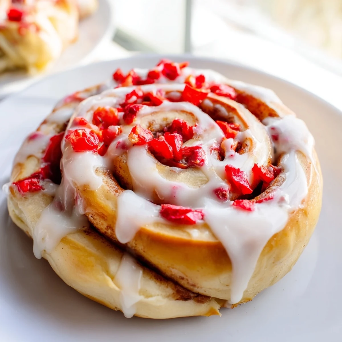 Strawberry Cheesecake Cinnabon Rolls