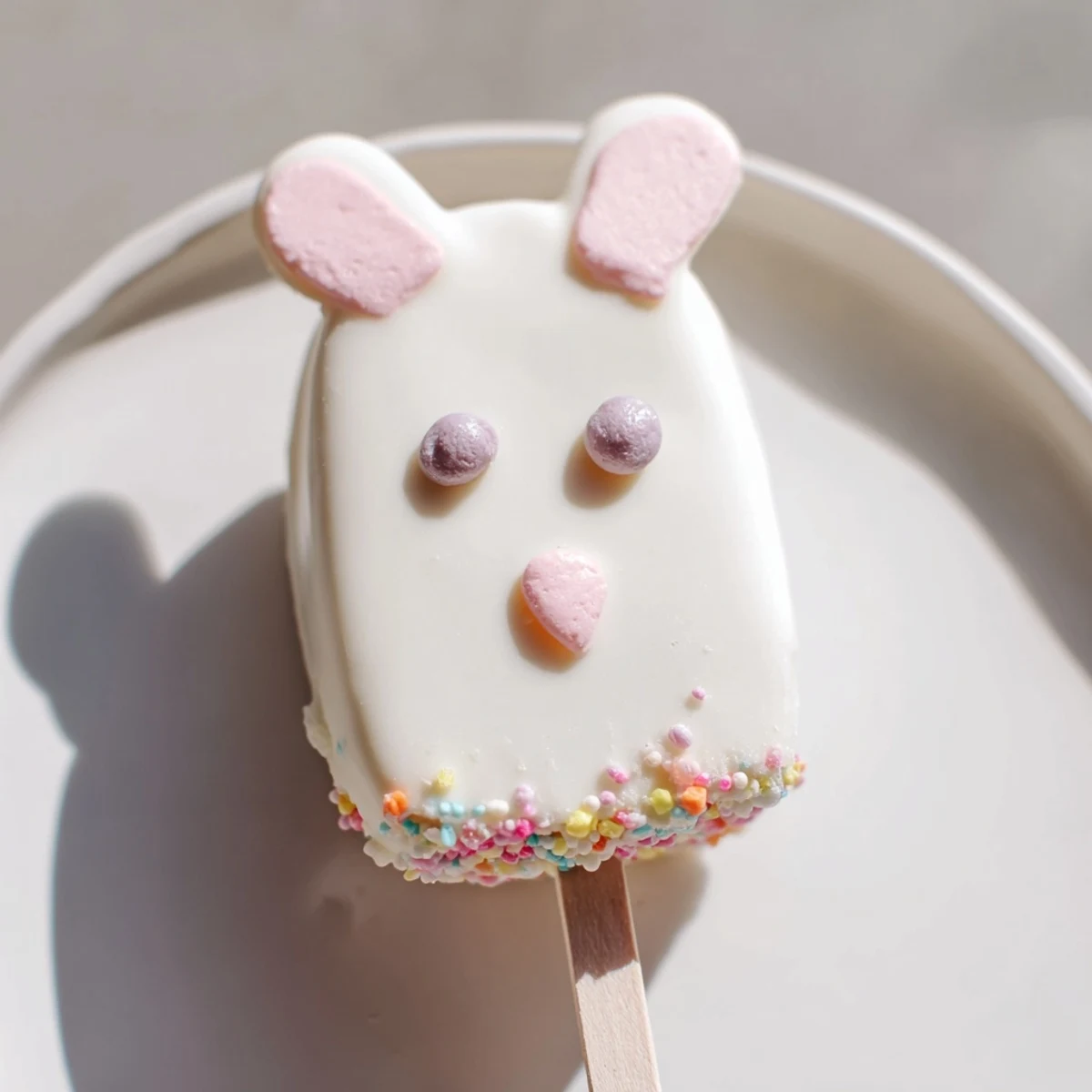 White Chocolate Bunny Cakesicles