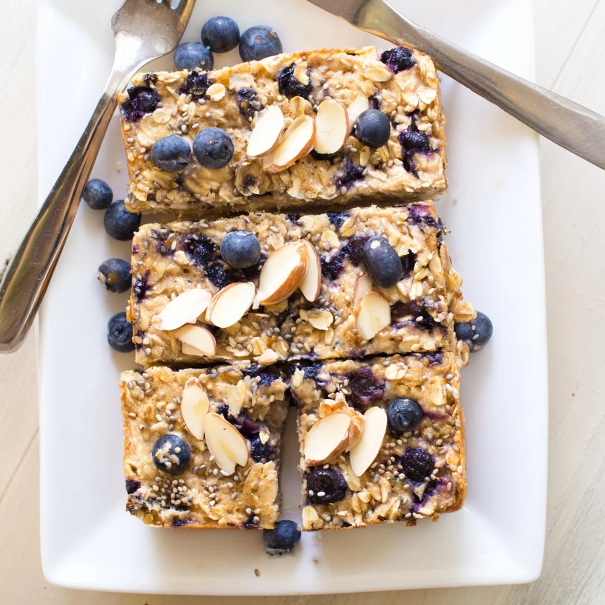 Creamy Greek yogurt breakfast bake bursting with tangy lemon and sweet blueberry flavors