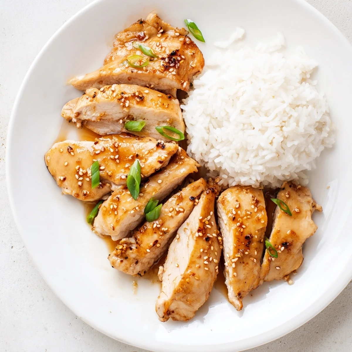 Pan-seared Honey Garlic Chicken sizzling in skillet, fragrant with garlic-honey aroma