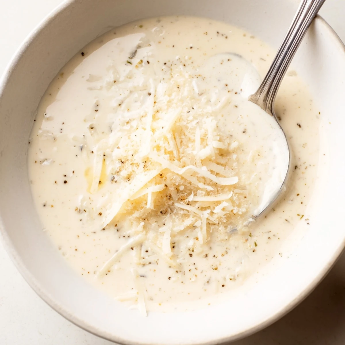 Simple Parmesan Vinaigrette Recipe whisked with garlic and Dijon, silky texture