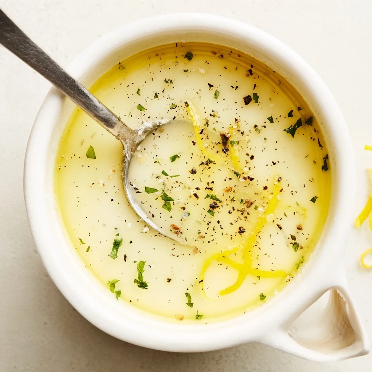 Zesty Ina Garten Lemon Vinaigrette Recipe in jar, perfect for grilled chicken