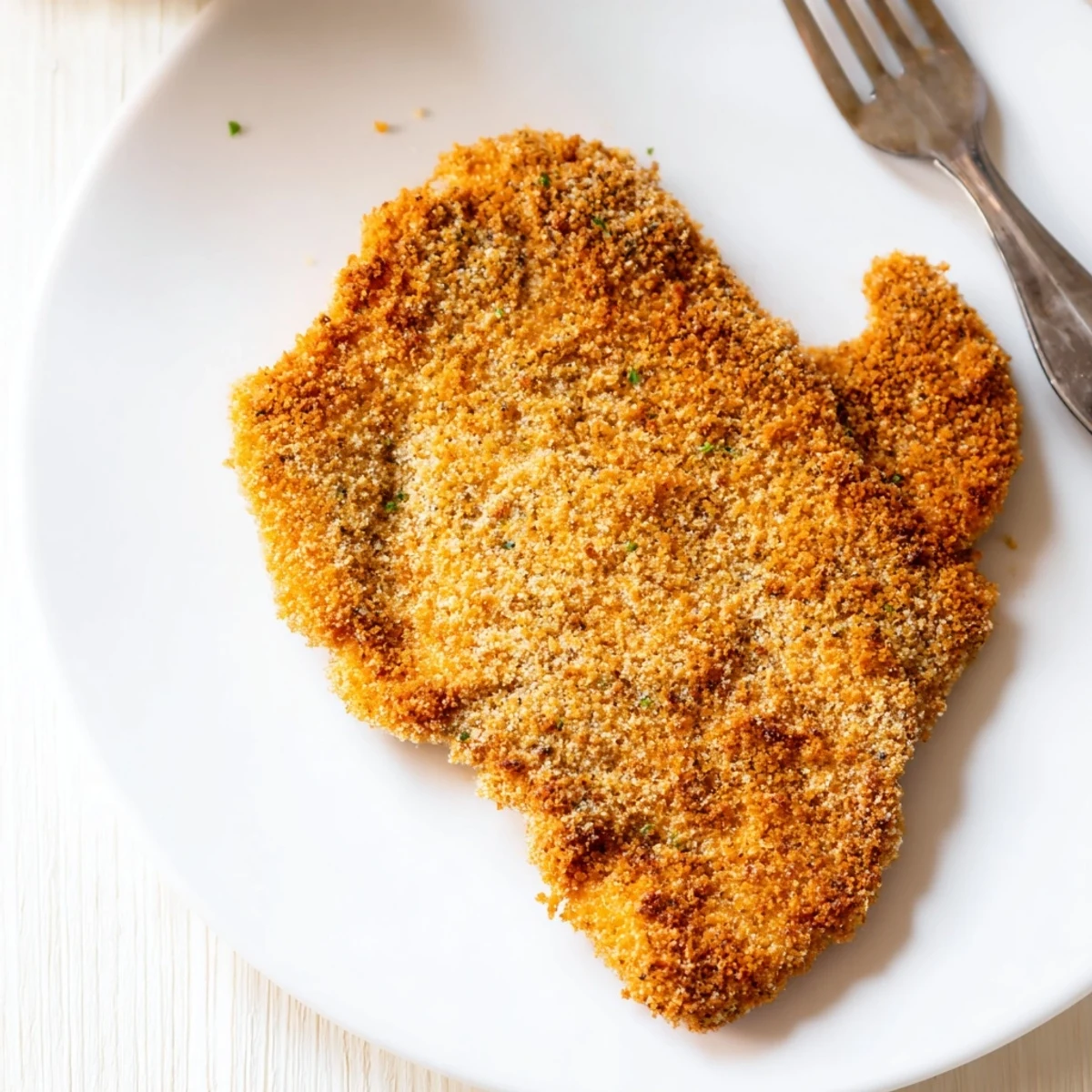 Juicy fried chicken breast fillet featuring crunchy seasoned breading and tender meat