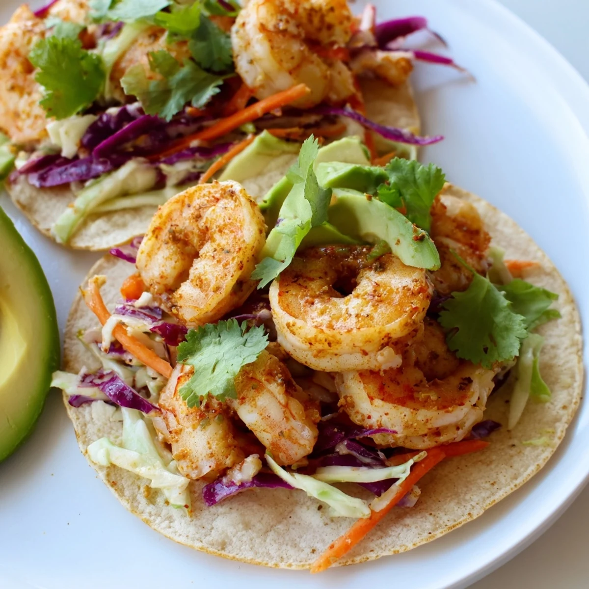 Spicy Shrimp Tacos With Slaw