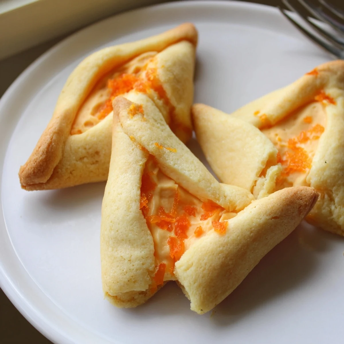 Creamsicle Hamentaschen Orange Cookies