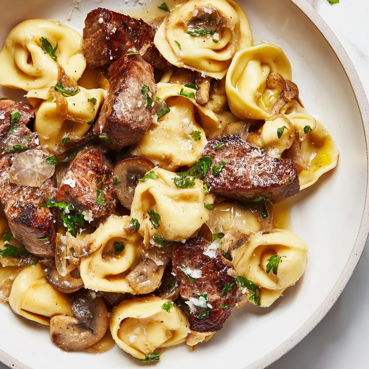 Garlic Steak Tortellini