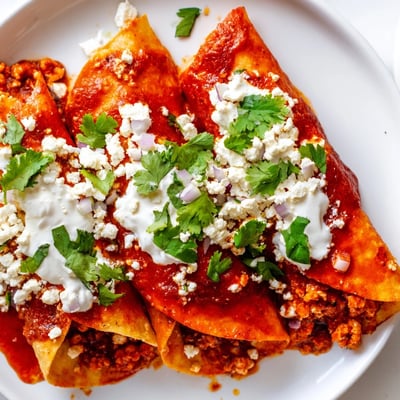 Mexican Entomatadas with Tomato Sauce