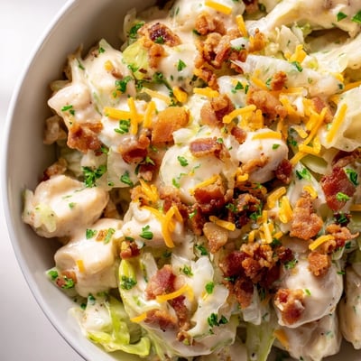 Creamy Chicken Bacon Ranch Cabbage