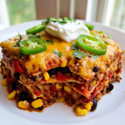 Mexican Lasagna Tortilla Beef